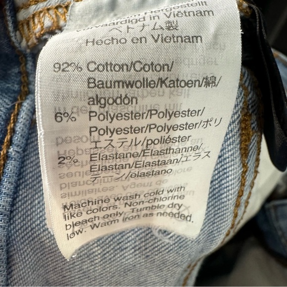 Madewell Cali Demi Boot Rolled Hem Jeans Size 37= Size 24 Casual Denim - Picture 11 of 14